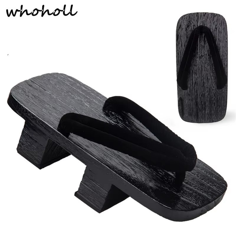 Geta Wooden Sandal - Whoholl Jiraiya Cosplay Kimono Nhật Bản