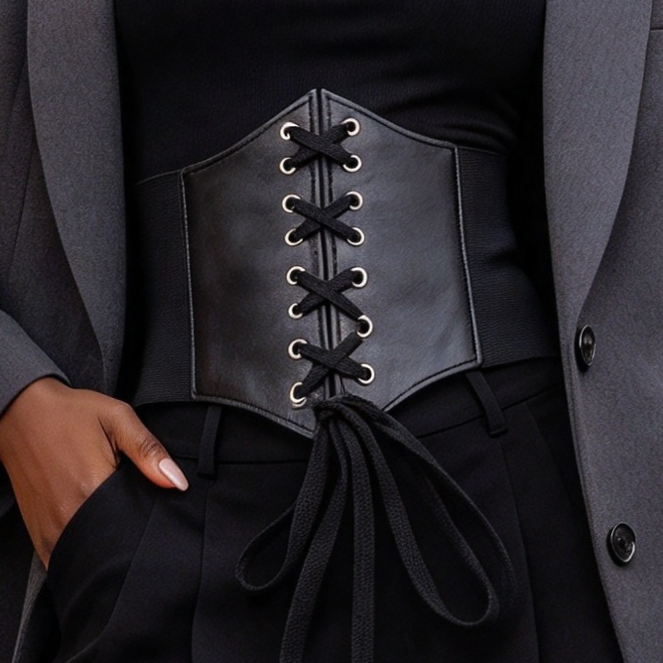 Women Court Style Corset Lace  - đánh giá và giá Matcha