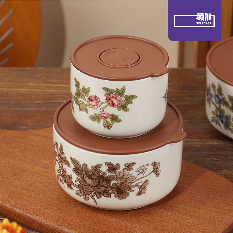 SOLECASA Elegant Rose Pattern  - đánh giá và giá Bento Box