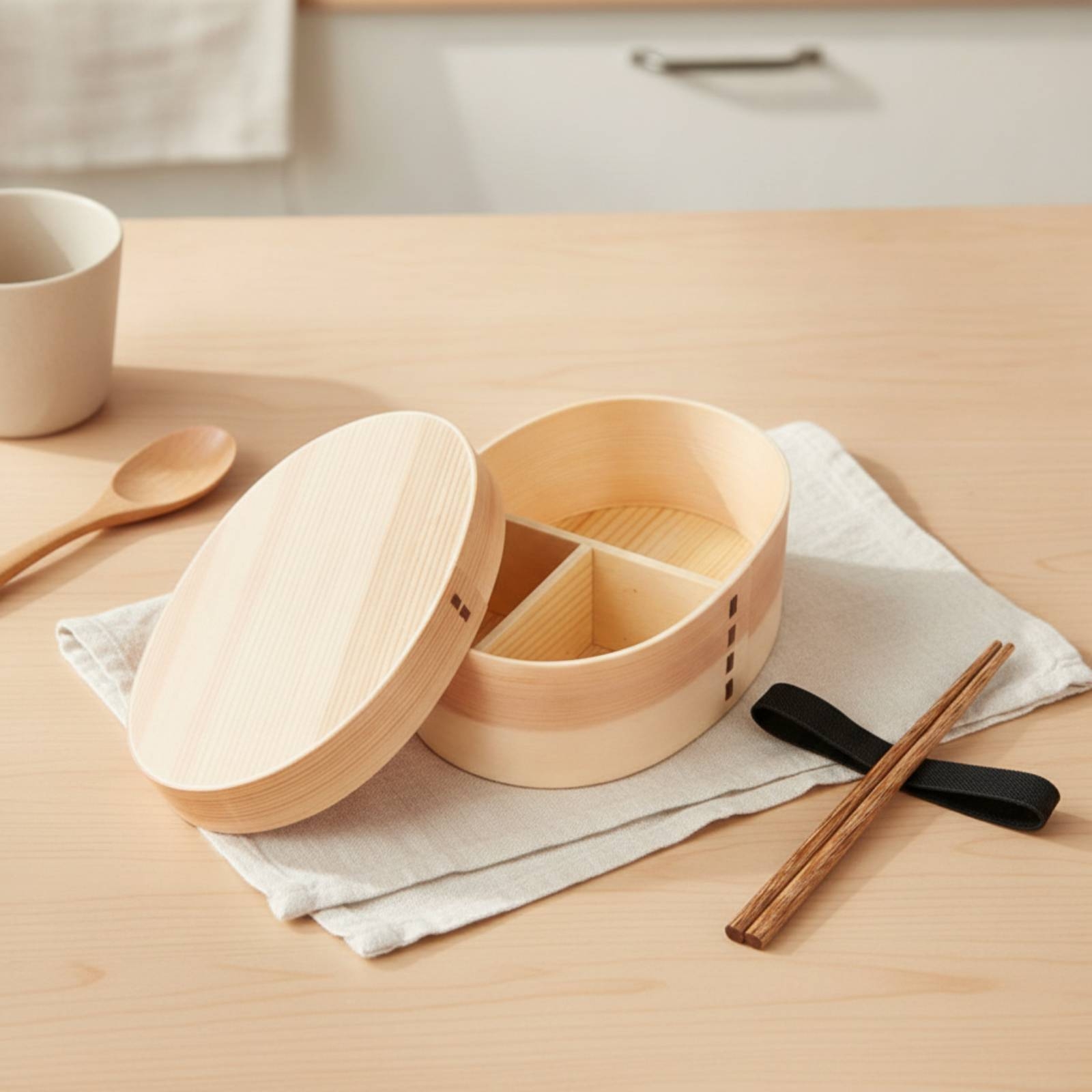 Wooden Bento Box Japanese-Styl - đánh giá và giá Bento Box