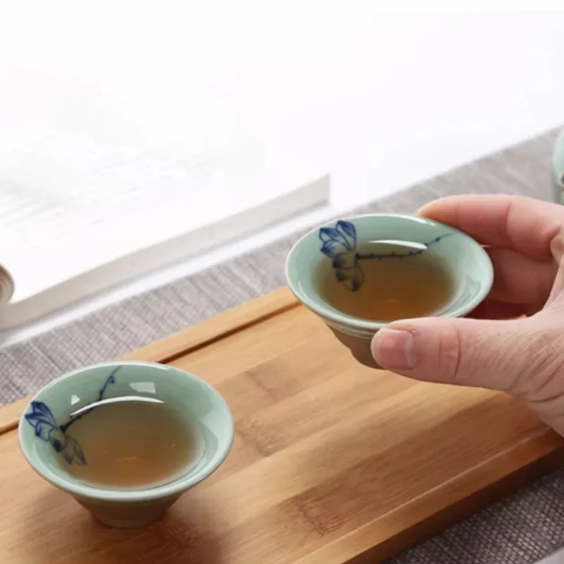 1pc Hand-painted Open Slice Ic - đánh giá và giá Japanese Pottery