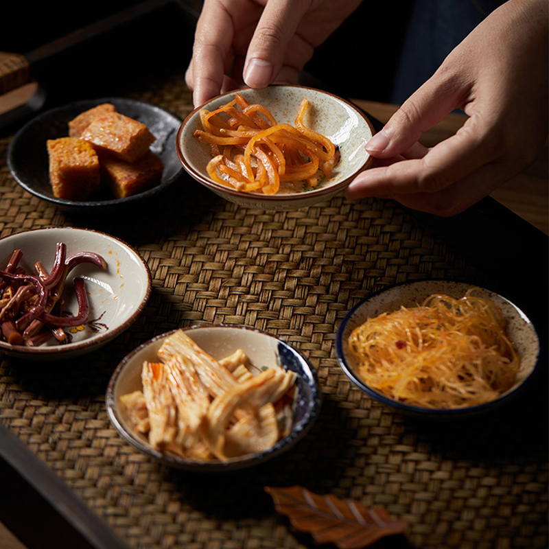 6Pcs Ceramic Dish Japanese Sty - đánh giá và giá Japanese Snacks